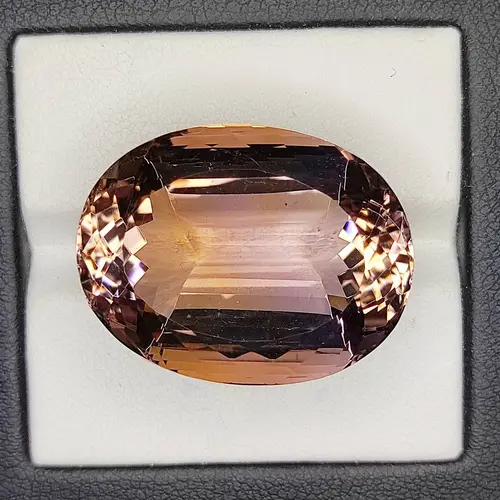 39.50 Carat 100% Natural Untreated 25x19x13 MM Ametrine Oval Shape Loose Gemstone Double Ametrine, Bi Color Ametrine, Ametrine Pandent