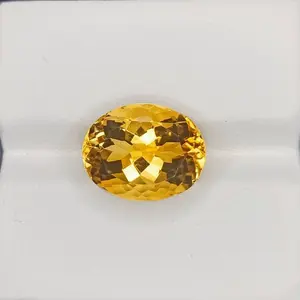 100% Natural Citrine, Merchant Stone of Wealth, Oval Shape,  Loose gemstone, 07.00 Carat 13x11x8 MM, Unheated And Untreated For Citrine Ring