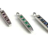 Precious Pendant EMERALD RUBY SAPPHIRE , Sterling silver ,Men n Women Jewelry ,Hand-Forged , High finished , Lovely Valentine Gift For her Precious Pendant EMERALD RUBY SAPPHIRE , Sterling silver ,Men n Women Jewelry ,Hand-Forged , High finished , Lovely Valentine Gift For her