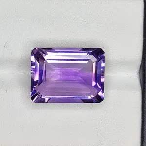 11.40 Carat 100% Natural Untreated 16x12x7 MM Ametrine Rectangle Shape Loose Gemstone Double Ametrine Bi Color Ametrine Ring Pendant Brooch