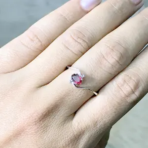 RUBY RING , Ruby Engagement Ring, Natural Ruby Ring,  gold Ruby Ring, Genuine Ruby Ring, Gemstone Engagement Ring , July birthstone ring