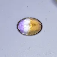 13.00 Carat 100% Natural Untreated 18x12x10 MM Ametrine Oval Shape Loose Gemstone Double Ametrine Bi Color Ametrine Ring Pendant Brooch 13.00 Carat 100% Natural Untreated 18x12x10 MM Ametrine Oval Shape Loose Gemstone Double Ametrine Bi Color Ametrine Ring Pendant Brooch