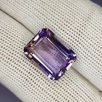 11.55 Carat 100% Natural Untreated 16x12x8 MM Ametrine Rectangle Shape Loose Gemstone Double Ametrine Bi Color Ametrine Ring Pendant Brooch 11.55 Carat 100% Natural Untreated 16x12x8 MM Ametrine Rectangle Shape Loose Gemstone Double Ametrine Bi Color Ametrine Ring Pendant Brooch