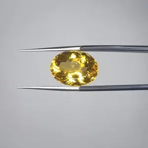100% Natural Brandy Color Citrine, Oval Shape, Loose Gemstone, 8.75 Carat 14x11x9 MM, Unheated And Untreated for Citrine Ring and Jewelry