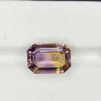 5.85 Carat 100% Natural Untreated 13x9x7 MM Ametrine Rectangle Shape Loose Gemstone Double Ametrine Bi Color Ametrine Ring Pendant Brooch 5.85 Carat 100% Natural Untreated 13x9x7 MM Ametrine Rectangle Shape Loose Gemstone Double Ametrine Bi Color Ametrine Ring Pendant Brooch