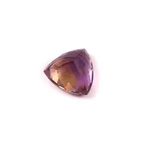 12.60 Carat 100% Natural Untreated 15x15x10 MM Ametrine Trillion Shape Loose Gemstone Double Ametrine, Bi Color Ametrine, Ametrine Pandent 12.60 Carat 100% Natural Untreated 15x15x10 MM Ametrine Trillion Shape Loose Gemstone Double Ametrine, Bi Color Ametrine, Ametrine Pandent