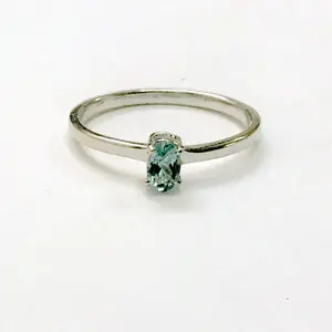 WONDERFUL GIFT , 925 sterling silver AQUMARINE ring , best gift forever for loved ones , March birthstone , Promise ring for her..