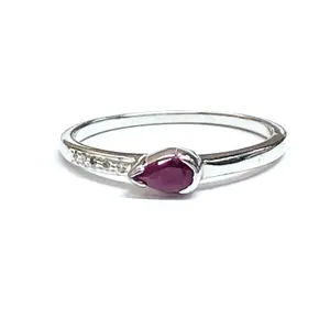DAINTY NATURAL RUBY Ring ,Fine Jewelry,Wedding Gift,Promise Ring for Her,Lovely gift for Loved ones