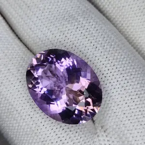 Certified 16.70 Carat 100% Natural Bolivian Ametrine Untreated Cushion Oval Cut Loose Gemstone 19x15x11 MM for making of jewelry / ring.