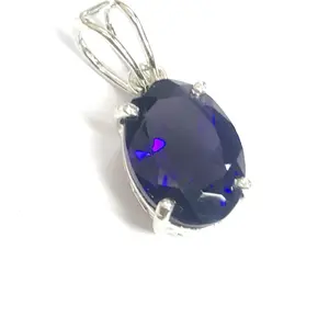 AMETHYST SILVER PENDANT, Filigree work Pendant , February Birthstone ,Valentine's day , Gift For Her