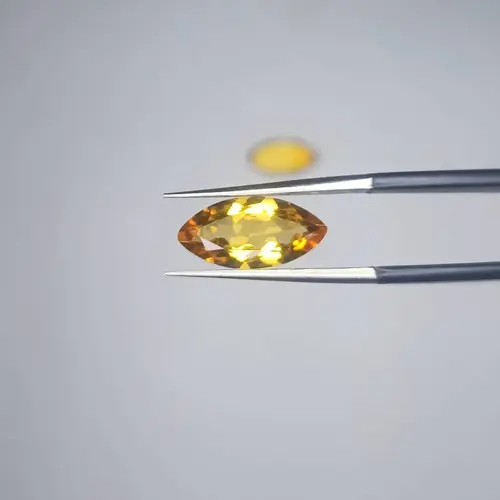 100% Natural Citrine, Merchant Stone of Wealth, Pear Shape pair, Loose gemstone, 5 Carat 14x7x5 MM, Unheated And Untreated for earing