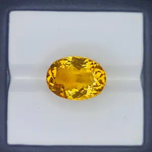 100% Natural Brandy Color Citrine, Oval Shape, Loose Gemstone, 8.5 Carat 15x11x9 MM, Unheated And Untreated for Citrine Ring and Jewelry