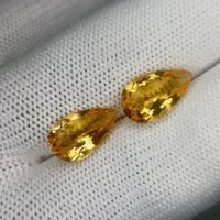 100% Natural Citrine, Merchant Stone of Wealth, Pear Shape pair, Loose gemstone, 7 Carat 14x8x6 MM, Unheated And Untreated For wire earing 100% Natural Citrine, Merchant Stone of Wealth, Pear Shape pair, Loose gemstone, 7 Carat 14x8x6 MM, Unheated And Untreated For wire earing