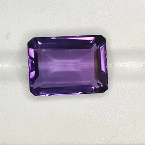 10.00 Carat 100% Natural Unheated Untreated Top Color Purple Amethyst Rectangle Shape Cut Loose Gemstone 16x12x7 MM For Making of Jewelry,