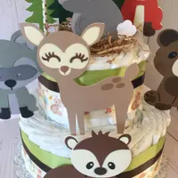 Woodland Diaper Cake, Forest Animals Baby shower Diaper Cake, Woodland baby Shower Centerpiece, Fox Baby Shower Decorations, Woodland baby Woodland Diaper Cake, Forest Animals Baby shower Diaper Cake, Woodland baby Shower Centerpiece, Fox Baby Shower Decorations, Woodland baby