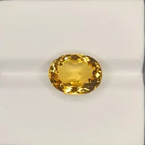 100% Natural Citrine, Merchant Stone of Wealth, Oval Shape,  Loose gemstone, 04.80 Carat 12x9x7 MM, Unheated And Untreated For Citrine Ring