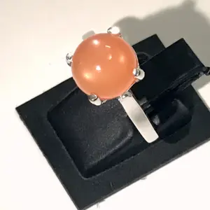 RED MOONSTONE, Sun stone Gemstone - Milky Moonstone Cabochon ,Peach Moonstone,Promise Ring For Her.