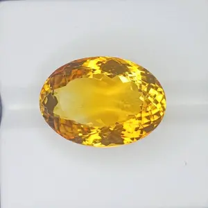 100% Natural Brandy Color Citrine, Oval Shape, Loose Gemstone, 17.25 Carat 19x14x10 MM, Unheated And Untreated for Citrine Ring and Jewelry