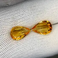 100% Natural Citrine, Merchant Stone of Wealth, Pear Shape pair, Loose gemstone, 8 Carat 15x10x5 MM, Unheated And Untreated for earing 100% Natural Citrine, Merchant Stone of Wealth, Pear Shape pair, Loose gemstone, 8 Carat 15x10x5 MM, Unheated And Untreated for earing