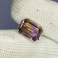 5.85 Carat 100% Natural Untreated 13x9x7 MM Ametrine Rectangle Shape Loose Gemstone Double Ametrine Bi Color Ametrine Ring Pendant Brooch 5.85 Carat 100% Natural Untreated 13x9x7 MM Ametrine Rectangle Shape Loose Gemstone Double Ametrine Bi Color Ametrine Ring Pendant Brooch