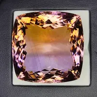 115.90 Carat 100% Natural Untreated 29x29x19 MM Ametrine Cushion Shape Loose Gemstone Double Ametrine, Bi Color Ametrine, Ametrine Pandent 115.90 Carat 100% Natural Untreated 29x29x19 MM Ametrine Cushion Shape Loose Gemstone Double Ametrine, Bi Color Ametrine, Ametrine Pandent
