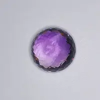 48.70 Carat 100% Natural Unheated Untreated Top Color Purple Amethyst Round Shape Cut Loose Gemstone 23x23x16 MM For Making of Jewelry, 48.70 Carat 100% Natural Unheated Untreated Top Color Purple Amethyst Round Shape Cut Loose Gemstone 23x23x16 MM For Making of Jewelry,