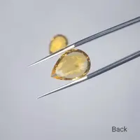 100% Natural Citrine, Merchant Stone of Wealth, Pear Shape pair, Loose gemstone, 11.5 Carat 15x11x7 MM, Unheated And Untreated for earing 100% Natural Citrine, Merchant Stone of Wealth, Pear Shape pair, Loose gemstone, 11.5 Carat 15x11x7 MM, Unheated And Untreated for earing