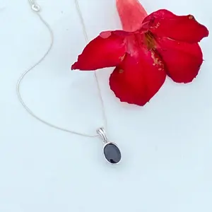 Iolite Pendant, Iolite jewelry, Sterling Silver, Pendant, Handmade Jewelry, Women Pendant, Women Jewelry, Gift Her