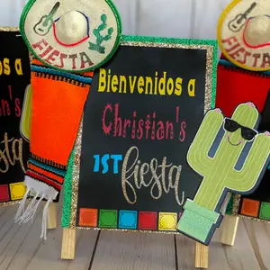 3 Fiesta Party Decorations, Birthday signs, taco about a baby, fiesta baby shower sign, cinco de mayo, fiesta Party supplies