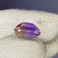 4.80 Carat 100% Natural Untreated 12x8x7 MM Ametrine Rectangle Shape Loose Gemstone Double Ametrine Bi Color Ametrine Ring Pendant Brooch 4.80 Carat 100% Natural Untreated 12x8x7 MM Ametrine Rectangle Shape Loose Gemstone Double Ametrine Bi Color Ametrine Ring Pendant Brooch