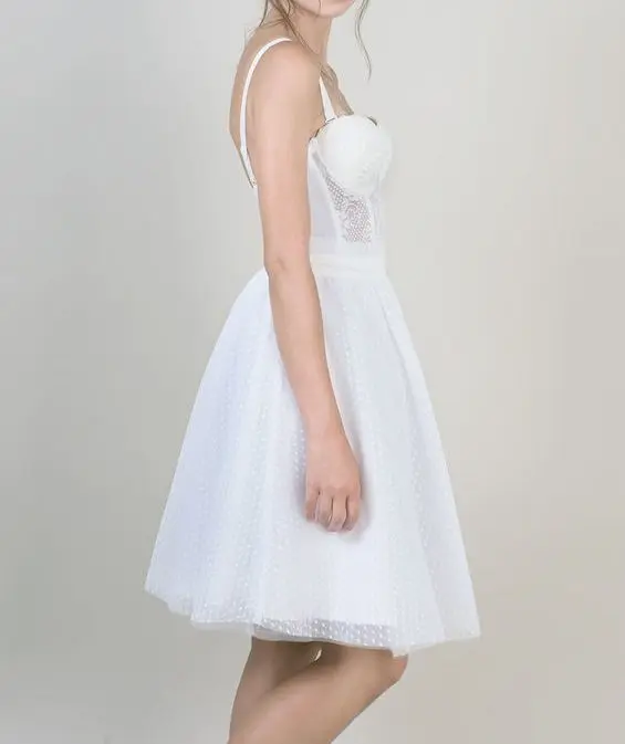 Sweetheart A Line short Bridal Dress Sweetheart A Line short Bridal Dress