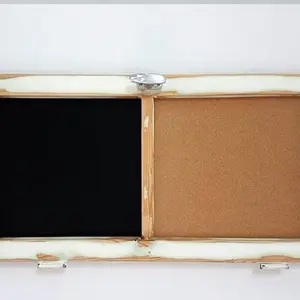 Rustic wall chalk board repurposed wood