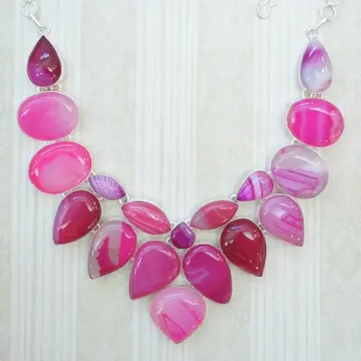 Pink Bib Necklaces