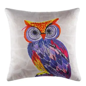 Animal print, Owl,  Decorative pillow